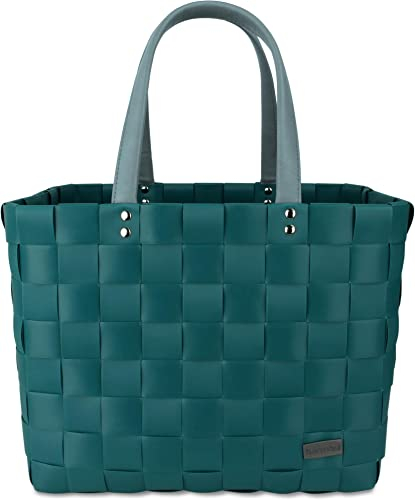 normani Einkaufstasche/Tragetasche mit Henkel - Einkaufskorb aus Kunststoff - Großer Damen Shopper robust und langlebig - 20 Liter Volumen Farbe Kapo