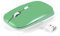 PINKCAT Bluetooth Mouse Senza Fili, 2.4G Mouse Ottico Slim, Design Portatile e Click Silenzioso, per Laptop, PC, Mac, Ufficio Linux, Nero (Verde)