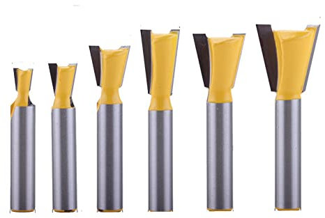 1PC 8mm Shank Industry Standard Dovetail Router Bit Cutter Wood Working,9mm