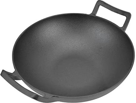 MUALIK Poêle à Frire en Fonte, ustensiles de Cuisine Flexibles Excellente poêle d'isolation Facile à Utiliser for la Cuisine