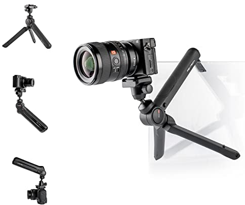 PGYTECH MANTISPOD 2.0 Mini Kamera und Handy Vlogging Stativ | 6 Modi Kleiner Reise Flexibler DSLR Taschenständer | Video Vlog Desktop Shooting Selfie Halterung