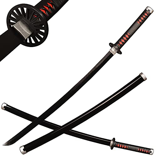 ACTASITEMS Anime Giapponese Cosplay Prop Spada di Legno - 104 cm, Katana