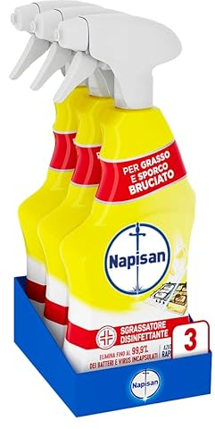 Napisan Spray Sgrassatore Limone 740ml x3