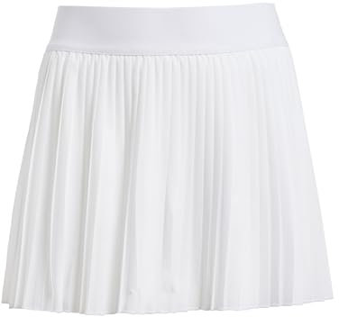 adidas Mädchen Girls Club Tennis Climacool Pleated Skirt, White, 9-10 Years