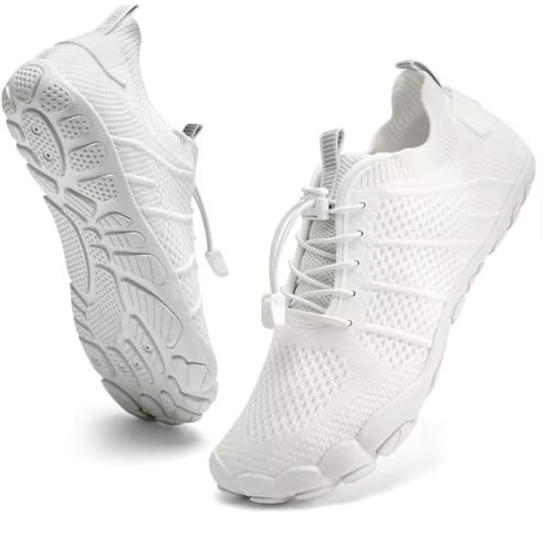IceUnicorn Zapatos descalzos para hombre y mujer, zapatos de correr de sendero, zapatos de fitness, minimalistas de punto, puntera ancha, 39 2/3 EU