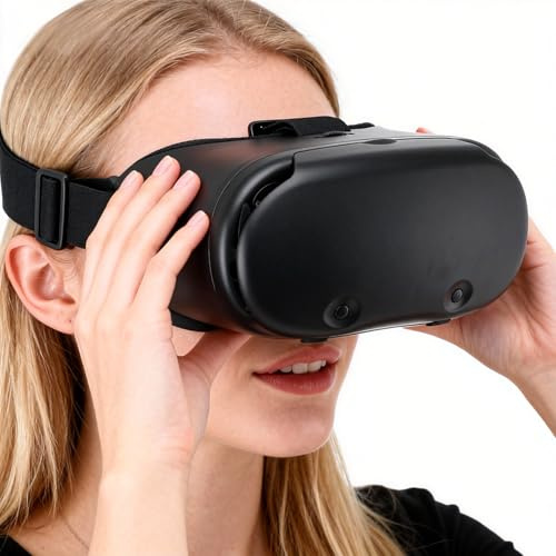 VRGproX7 VR Headset for Phone, 3D Anti Blue Light VR Glasses with Eye Protection, Virtual Reality Goggles Compatible with 5-7 Inch Smartphones