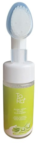 TaRa Foaming Facial Aloe vera Face Cleanser 100ml Wash Anti Aging Whitening Deep Cleansing Care, Hydrating Facial for Dry Skin, Makeup Remover Skin Barrier Repair for Unisex