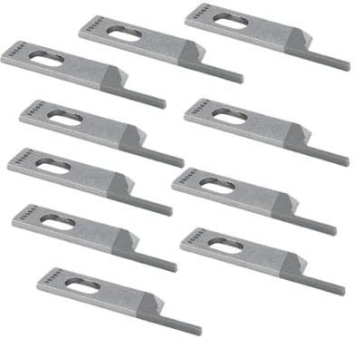 10 ST 205607 Övre knivgängskärblad passar Pegasus E32L E52L ETS32L vänsterhänta overlock symaskiner