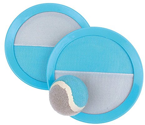 Happy People 74083 - Set Racchette in Velcro con Pallina, 19 cm