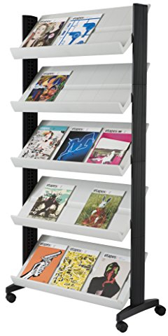 Paperflow 255N.35 Mobiler Prospektständer UNO, alu