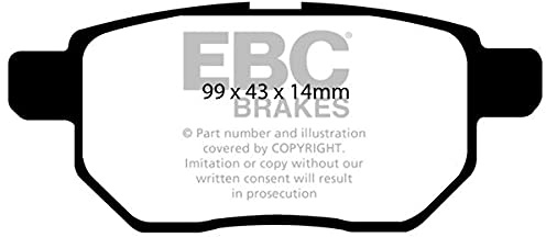 EBC Brakes DP41947R Yellowstuff Brake Pads