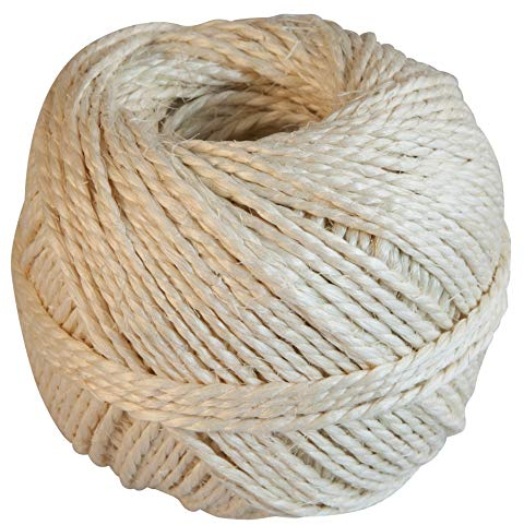Windhager Sisal Garten-Kordel, Gartenschnur, Kordel, Paketband, Bastelschnur, Bindegarn, Dekokordel, 150m x 2,5mm, 06103, Natur