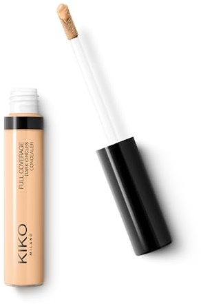 KIKO Milano Full Coverage Dark Circles Concealer 16, Flüssig-Concealer Für Die Augenpartie Und Das Gesicht Mit Hoher Deckkraft