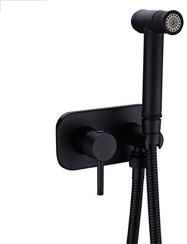 Spruzzatore per Bidet con Acquada e Calda Set Di Spruzzatori per Doccia Portatili in Ottone per Pannolini in Stoffa Montaggio a Parete Rubinetto per Bidet per Doccia con Maniglia Singola per L'Igiene