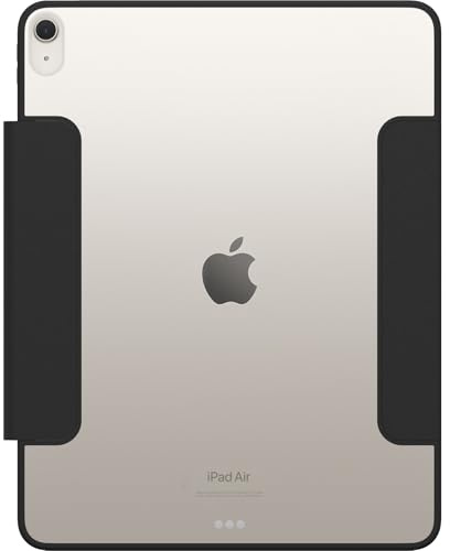 OtterBox Symmetry Folio Hülle für iPad Air 13 Zoll (2024 M2, 2025 M3, 2026 M4), stoßfeste, sturzsichere, dünne Schutzhülle, nach Militärstandard getestet, Schwarz