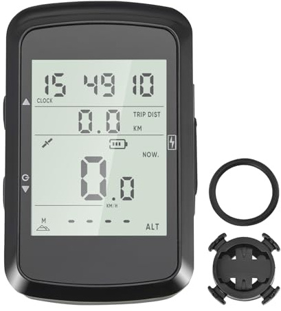 Compteur Velo GPS VTT 2.4 Pouces Étanche, Navigation Multi-Satellites, 28h Autonomie, pour VTT, Cyclisme et Voyage à Vélo, Ordinateur de Vélo