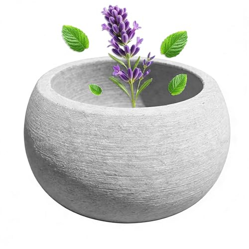 Ciotola aromatica per sauna in pietra naturale, 10,5 x 6 cm, resistente al calore, per cristalli di mentolo e oli essenziali, profumo intenso, accessori per sauna per la casa, bagno turco e idea