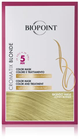Biopoint Cromatix - Color Mask, Maschera Colorante per Capelli Senza Ammoniaca, Azione Nutriente e Ravvivante, Intensifica il Colore e Dona Brillantezza, 30 ml