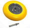 Estexo Home & Garden PU Schubkarrenrad Reifen Vollgummi 4.80/4.00-8 Ø400 Schubkarre Ersatz-Rad Achse