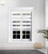 Lister Cartwright Premium Quality Zebra Blind Day & Night Blind Roller Blinds fashionable, White 90 x 165 cm