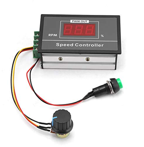 PWM DC Motor Drehzahlregler DC 6-60V (12V/24V/36V/48V) 30A Spannungsregler DC Motor Controller Start Stopp Schalter