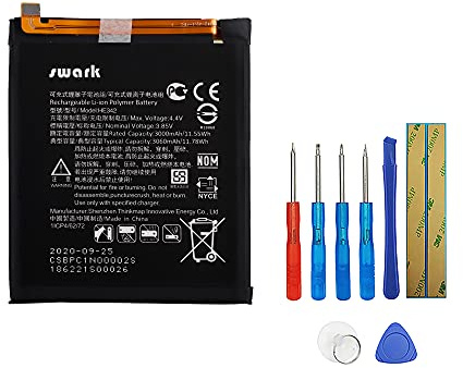 Swark HE342 Akku Kompatibel mit No-kia 7.1 No-kia 6.1 Plus X6 2018 with Tools