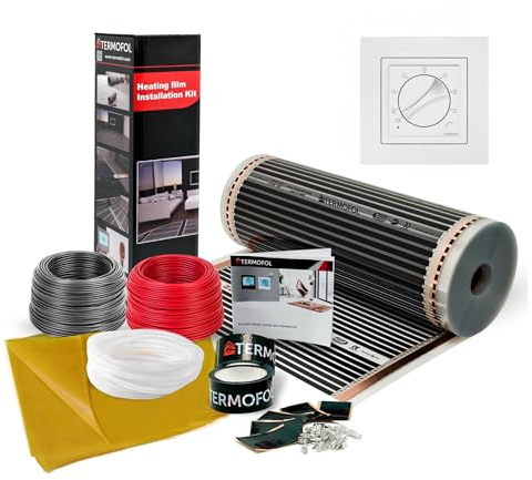 Kit complet de chauffage au sol infrarouge avec film chauffant 140W/m²