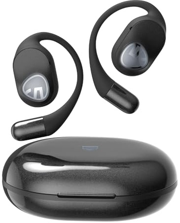 SoundPEATS GoFree 2 Auriculares Bluetooth 5.3 Auriculares Deportivos Bluetooth con Ganchos para Las Orejas Códec LDAC de Audio de Hi-Res, Controlador Multipunto de 16,2 mm, 35 Horas, Diseño Ligero