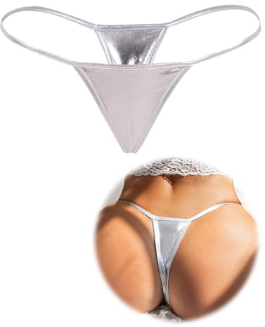 ohyeahlady Konstläder ministring string dam sexig erotisk stor storlek stringtrosa het öppen mikrotrosa tanga chic damunderkläder G-string T bak