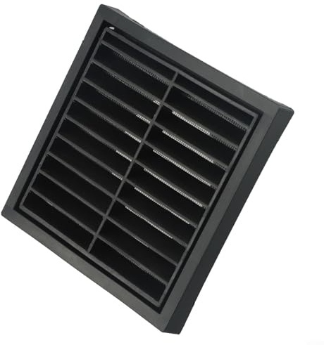 Griglia da 100 mm per scarico e ventilazione, costruzione robusta per varie applicazioni, protezione in rete metallica per la sicurezza