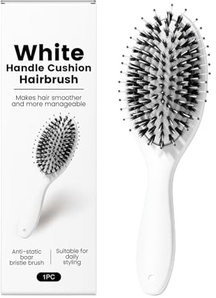 Cepillo de pala, fácil portabilidad, 22,5 x 7 cm, cepillo de estilo de salón, herramienta para desenredar el cabello, diseño antiestático, para mujeres, niñas, señoras, madres, salón en casa