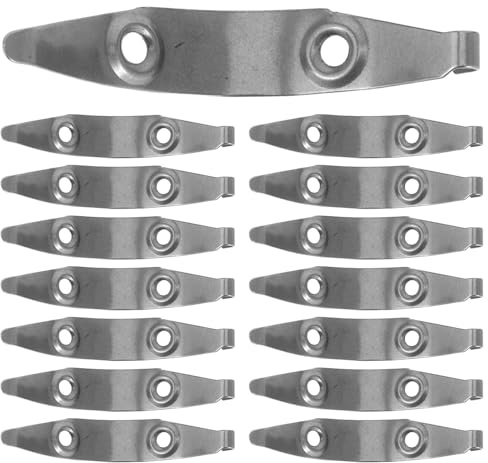 NUSITOU Molla Navetta Metallo Argento 30 Set con Viti Accessori per Macchine da Cucire Vintage per Hobbisti in Laboratorio