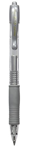Pilot G207 Retractable Gel Rollerball 0.7 mm Tip (Single Pen) - Silver