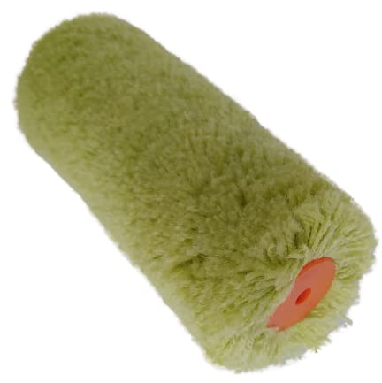 Quercos Rodillo Fachadas Midi Hilo Verde 12 cm. Recambio Rodillo. Rodillo Pintar Fachadas. Rodillo Pintar Exterior. Rodillo de Pintar Pelo Largo. Rulo Pintar Poliacrílico. (Hilo Verde, 12)