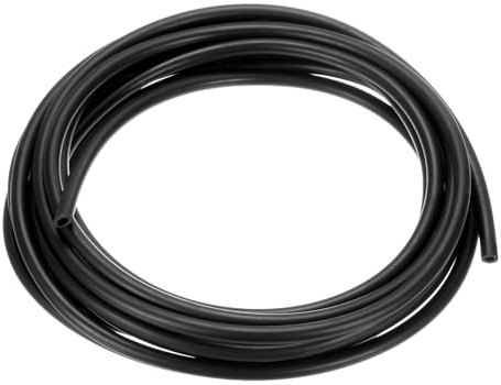 M METERXITY Olio Lubrificante Tubi, 4mm Id x 7mm Od 16.4Ft Tubo in Gomma per Tubi per Irrigazione/Attrezzature Piccole/Esterno/Giardino Tubi d'Acqua [Nero]