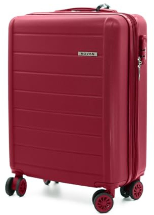 VOYAN Maleta de Cabina Expandible 55x40x20 SDR, Trolley de Viaje Ultraligero con Carcasa Rígida ABS, Ruedas Dobles Giratorias y Cerradura de Seguridad, Equipaje de Mano Resistente