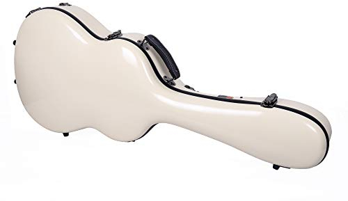 Crossrock Deluxe Gitarrenkoffer für Klassikgitarre, Fiberglas, 4/4 volle Größe
