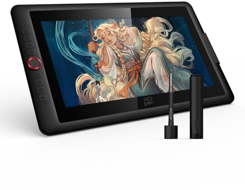 XPPen Artist 15.6 Pro V2 Drawing Tablet with Screen, 16K Pen Pressure Stylus Digital Art Tablet with Full-Laminated Anti-Glare Glass Adjustable Stand 8 Shortcut Keys Work for PC Mac Linux Android