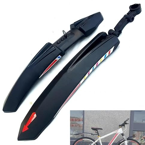 Gettimore Juego de guardabarros delanteros y traseros para bicicleta de montaña para bicicleta 24/26/27