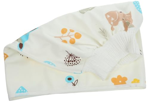 Totority Pantalones de Pañal Lavables para Bebés Algodón y Cierre Oculto, Falda Protectora para Evitar Fugas y Mantener Seco al Ñiño