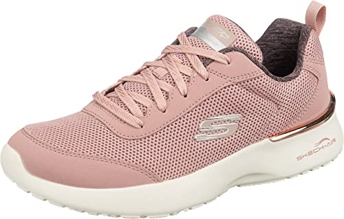 Skechers Damen Skech-air Dynamight Fast Brake Sneaker, Mauve Mesh Off White Trim, 37 EU