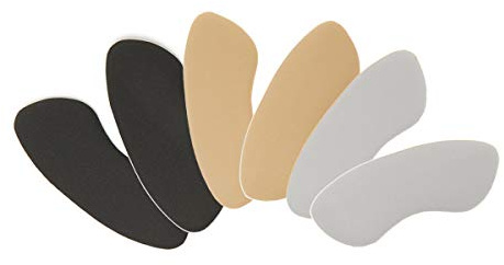 Fancy Feet Back of Heel Skokuddar (3 par) (3 par, blandade)