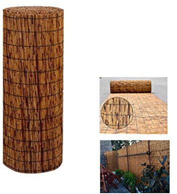 Takeashi Pantalla De Lámina Natural, Valla De Lámina, Decoraciones para El Hogar, Sombrilla, Tejido A Mano, para Jardín, Privacidad, Ventanas, Balcón