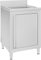 vidaXL Gastro-Spülenunterschrank 60x60x96 cm Edelstahl