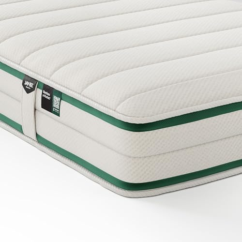 JAY-BE Natural Fresh Bamboo e-Pocket Children's Mattress, 3ft, Hybrid - Single (90 x 190 x 18cm)