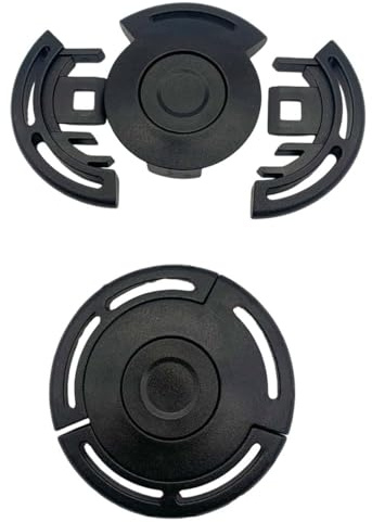 Correa de arnés con hebillas de plástico para cochecito/trona de 5 puntos, arnés de seguridad de 25 mm, clip arnes bebe arnes bebe anclaje cinturon seguridad correa para niños(negro-H)