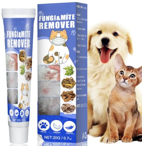 Dog Mite Remover,Pet Mite Removal Cream,Mite Treatment for Cats,Dog Itchy Skin Cream,Demodex Mite Treatment,Pet Mite Repellent Cream,Cat Ear Mite Treatment,Pet Anti Mite Cream,Anti Itch Cream for Dogs