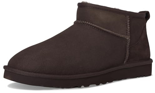 UGG Herren Classic Ultra Mini Leder Regen Fashion Boot, Dusted Cocoa, 41 EU