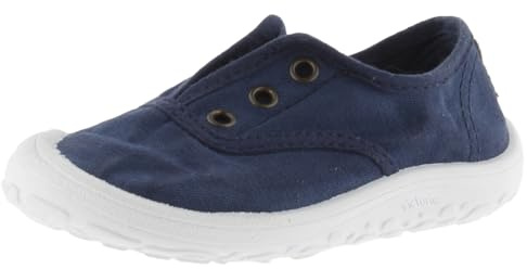 victoria Sneaker Unisex Rispettose Barefoot Bosco Tela Tinta Drec & Elastico Centrale 1370110 per Bambini Marino 23