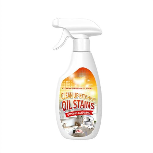 Heavy Duty Degreaser – 2025 New Strong Oil Detergent Lemon Cleaner, Multi-Purpose Household Degreaser for Cleaning Up Kitchen Oil Stains, Stain Remover for Stove/Range Hood (11.6 Ounce (Pack of 1))